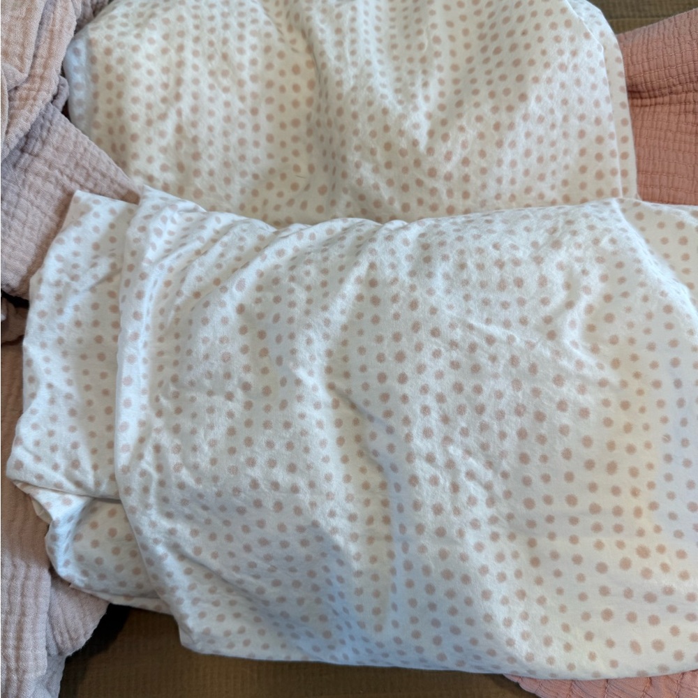 Pottery Barn/West Elm/Mushie Nursery Linens - Crib Sheets & Changing Pad Cover - Picture 3 of 7